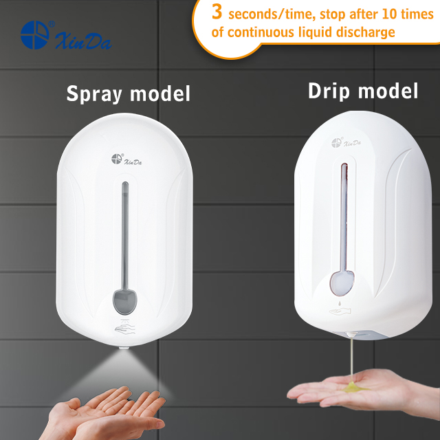 Xinda ZYQ 110 Berührungsloser elektrischer automatischer Händedesinfektionsspender Spray Foam Gel Sensor Seifenspender 