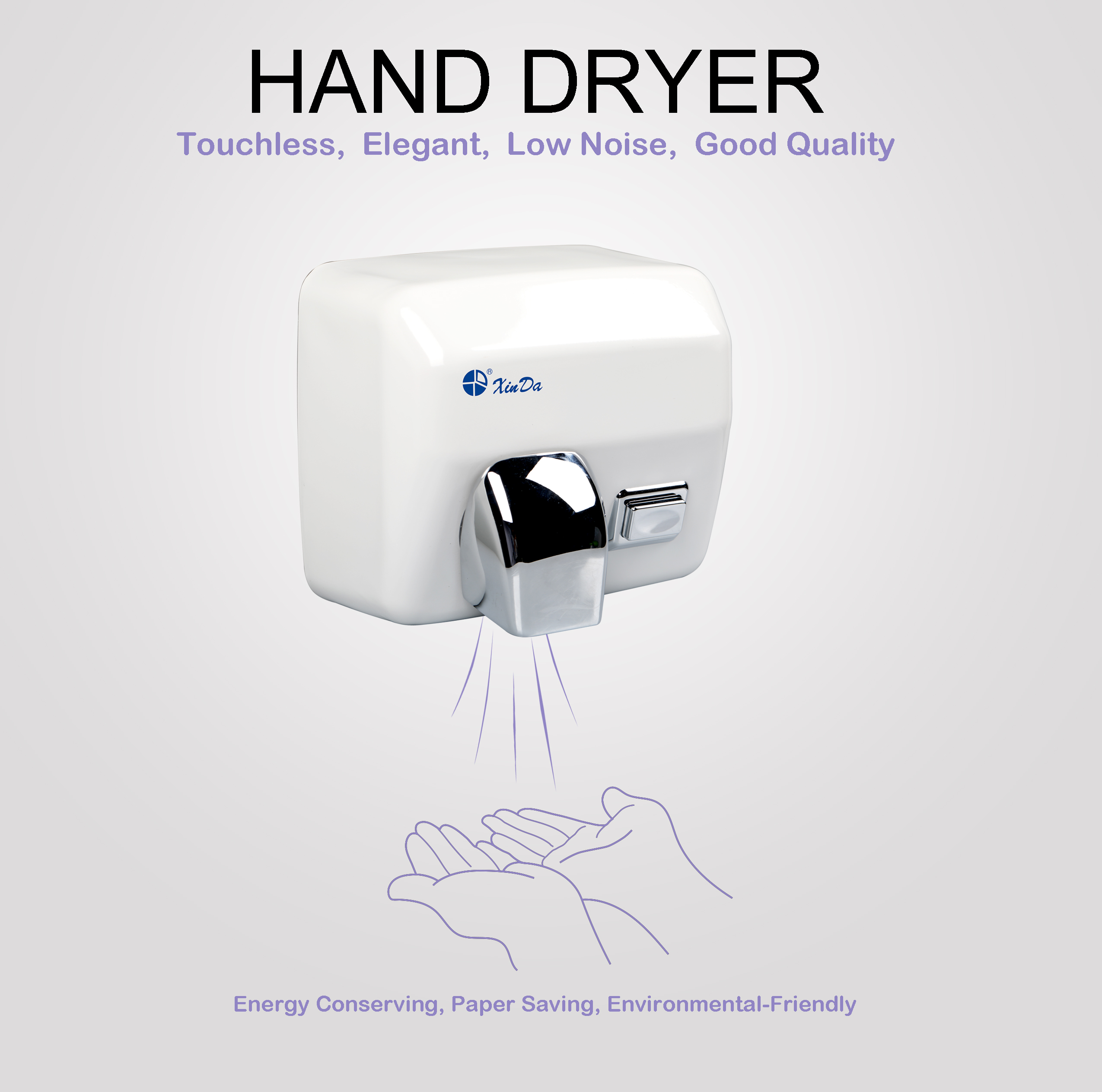 Effizienz und Hygiene: Entdecken Sie die Vorteile automatischer wandmontierter Händetrockner